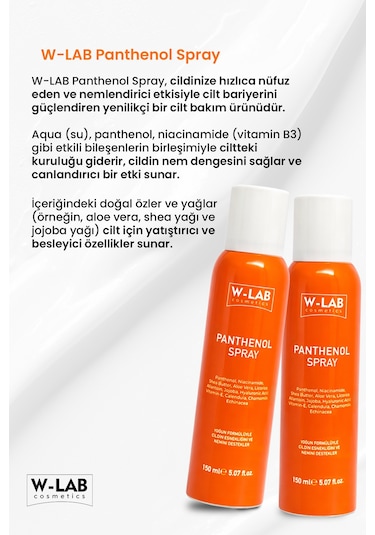 W-Lab Cosmetics Panthenol Sprey 150 ML