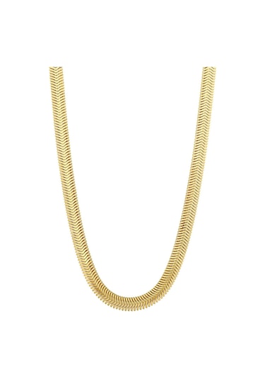 Agakulche İtalyan Ezme Balık Sırtı 2,5 Mm Altın Zincir Renkli