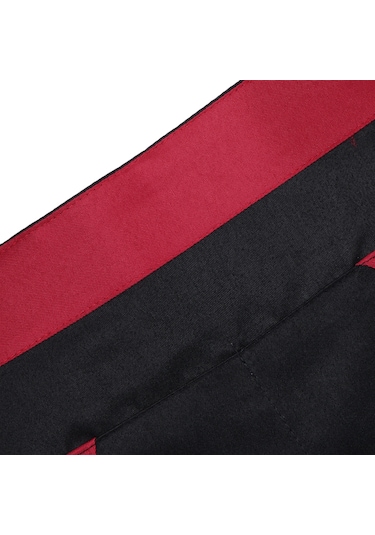 Homyl Unisex Chef Works Bistro Önlüğü Yarım Önlük Bel Siyah