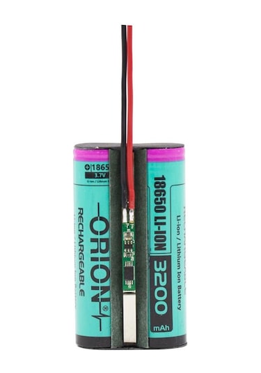Orion 18650 3.7V 6400 Mah Bms Devreli 1S2P Li-Ion Pil