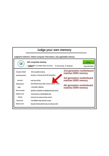 Vaseky Masaüstü Belleği Ddr3 1600mhz 8g 4g Dımm Ram 4 Gb