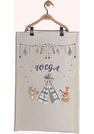 Pia Baby Gl 1942-09 Isme Özel Bebek Battaniyesi Çok Renkli