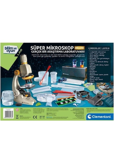 Clementoni Bilim ve Oyun Süper Mikroskop 64473
