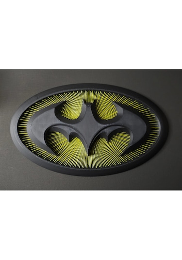 Batman Temalı Logo Ve Figür