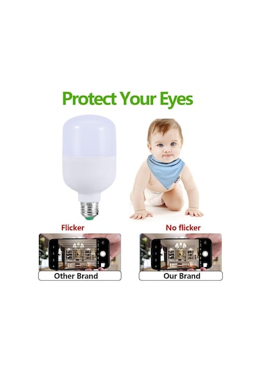 Enerji Tasarruflu Led Ampuller 10/20/30/40/50w 220v Ev Aydınlatma İçin Led Ampul Lamba 50w