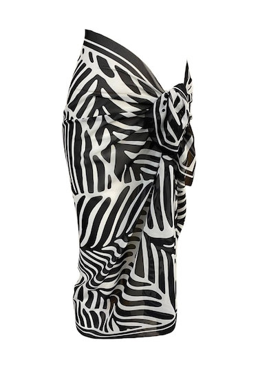 Tarzını Seç Pareo Zebra Desenli 150x95 Cm Çok Renkli