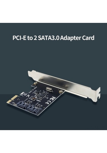 Novahub Pcı-e Sata3.0 Genişletme Kartı, 2x Sata Bağlantı, 6gbps Hız, Kolay Kurulum, Çoklu Sistem Uyumu, Asm1061 Chip