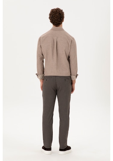 U.s. Polo Assn. Erkek Mor Pantolon Kanvas-chino 50291198-vr038 Mor