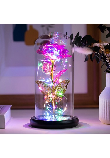 Suofeng Romantik Led Işık Güllü Dekoratif Hediye - Sevgililer Günü, Düğün Ve Ev Dekorasyonu İçin Çok Renkli