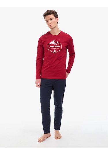 Pierre Cardin Erkek Bordo Pijama Takım 50322632-900