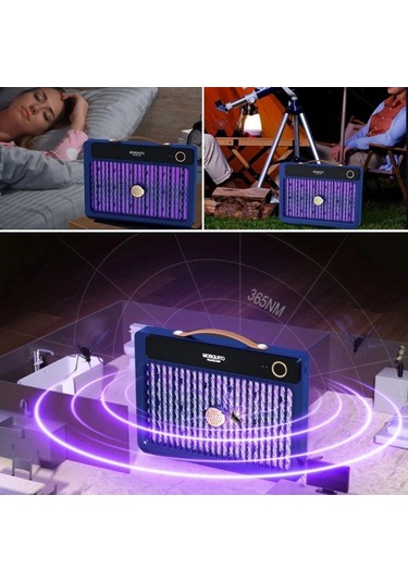 4000mah Şarj Edilebilir Kablosuz 3000v Yüksek Güçlü Elektrikli Sivrisinek Öldürücü Sivrisinek Öldürm