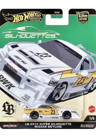 Hot Wheels Premium Silhouette - Lb-er34 Super Nissan Skyline