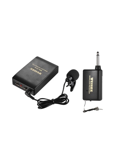 Shineyee Fm Kablosuz Lavalier Mikrofon Seti - 20m Mesafe, Yüksek Hassasiyet, Konferans/seminer İçin Pil Dahil Değil, Rastgele Frekans