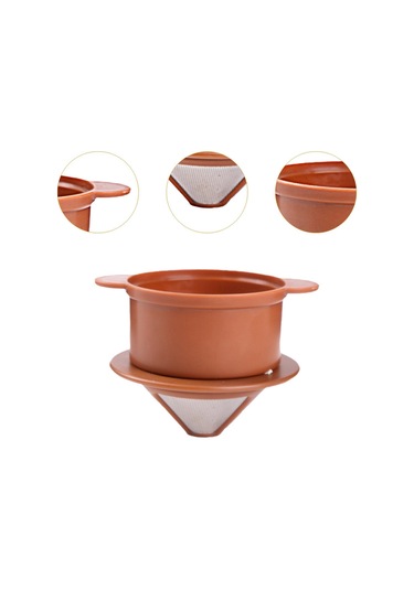 Suntek Kapalı Ofis Için Kahve Filtresi Paslanmaz Çelik Damla