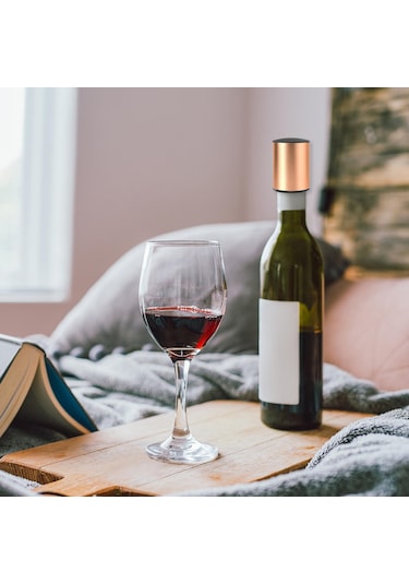 Suntek Şarap Stoper Silikon Kapaklar Alüminyum-alaşım-altın Altın