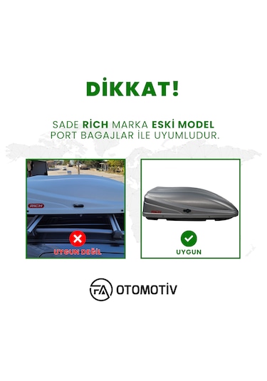 Rich Eski Model Port Bagaj Kilit Seti