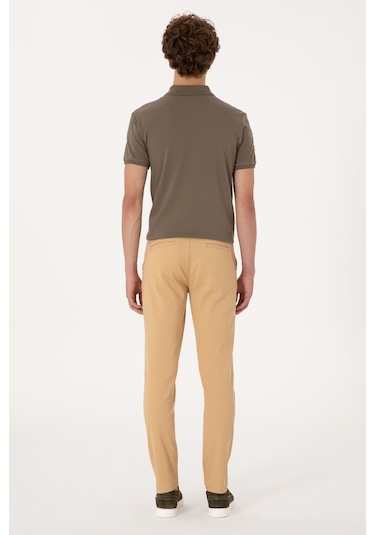 U.S. Polo Assn. Erkek Camel Kanvas Pantolon 50309142-VR015