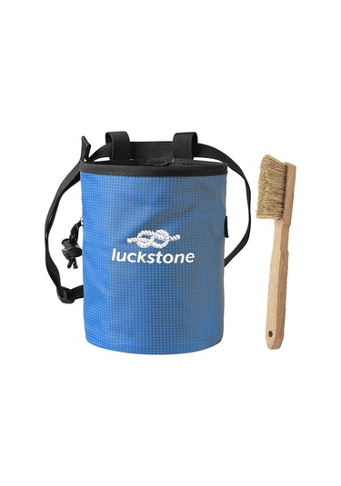 Luckstone-açık Kamp Tırmanma Tebeşir Çantası Ayarlanabilir Bel-mavi Mavi