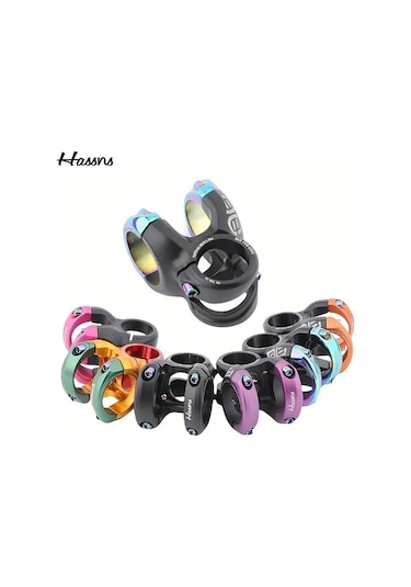 Motion003 Hassns Evrensel Aluminyum Bisiklet Govdesi Kirmizi Turuncu Yesil 28 6x35x40mm Dh Am Dag Bisikleti Kisa Gidon Kırmızı