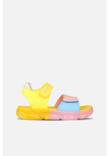 Vicco Laura Işıklı Kız Bebek Sarı/pudra Sandalet Sarı