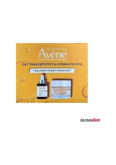 Avene Vitamin Activ Cg Radiance Corrector Serum 30 ML + Radiance Intensive Cream 50 ML
