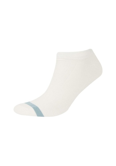 Defacto Erkek 3lü Pamuklu Patik Çorap D9947axnswt1 Beyaz