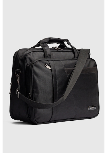 15.6" İnç Evrak Bilgisayar Notebook Laptop Çantası Se02 Siyah Siyah