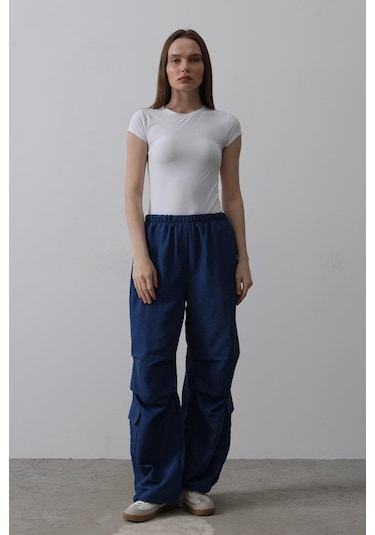 Ge Ticaret Paraşüt Cargo Pantolon - Lacivert Lacivert