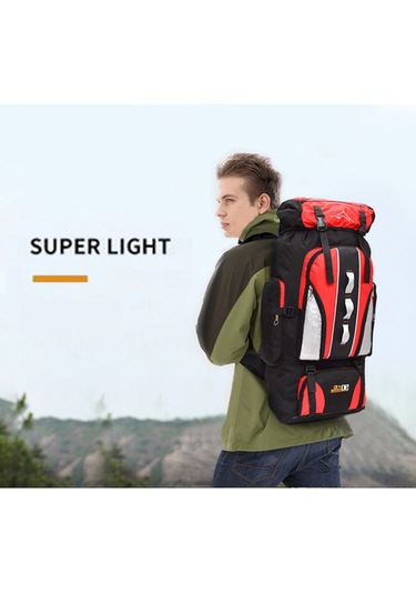 Dianziye Büyük Kapasiteli 100l Su Geçirmez Sırt Çantası - Outdoor Ve Seyahat İçin 111 Karakter Çok Renkli