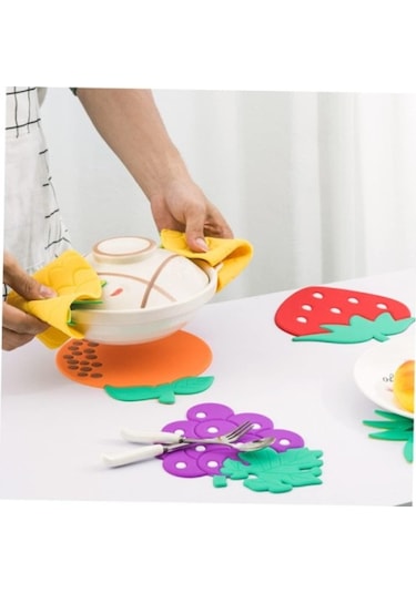 Çok Amaçlı Silikon Isıya Dayanıklı Altlık Çok Renkli