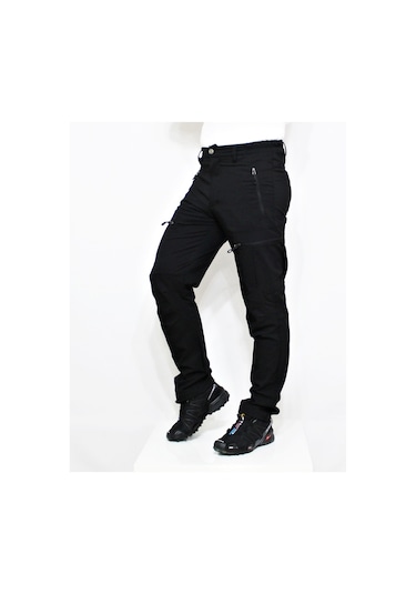 Mudwill Mikro Likralı Yazlık Trekking Pantolon-Siyah