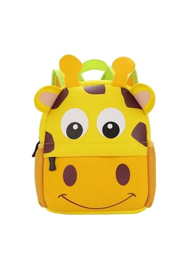Çocuklar Çizgi Film Okul Çantası Giraffe 12vnhq Yeşil