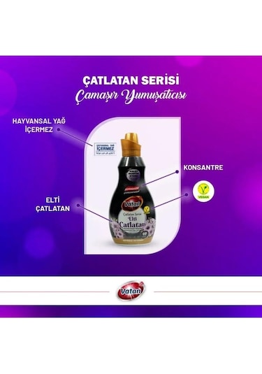 Vatan Elti Çatlatan Konsantre Çamaşır Yumuşatıcı 1440ml Tekli