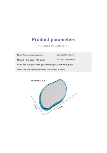 Nano-cam Epilasyon Fiziksel Ağrısız Güvenli Epilatör Metal Gül Altın