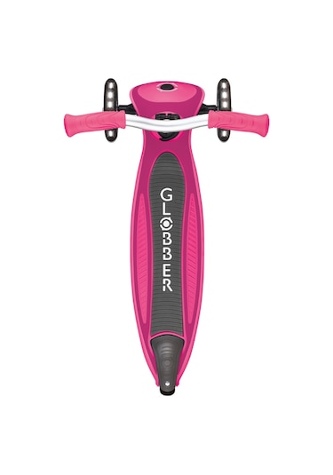 Globber Master Işıklı Katlanabilir Scooter - Fuşya Fuşya