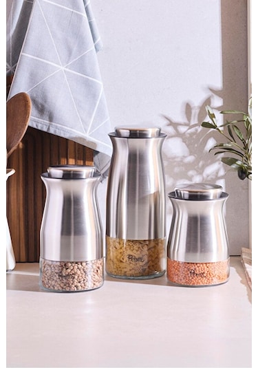 Perotti Saklama Kabı 3 Lü Inox Inox