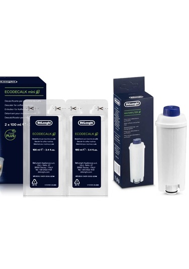Delonghi Bakım Kiti Su Filtresi + 2x100ml Kireç Çözücü Solüsyon