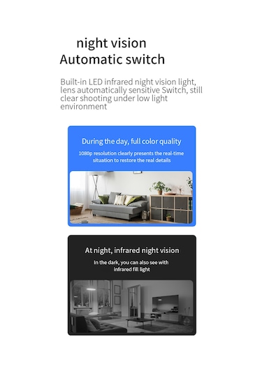 Fosenze X2 Akıllı Güvenlik Kamerası: Kablosuz Bağlantı, Ir Gece Görüşü, Hareket Tespiti, 4-64gb Yerel Depolama, İwfcam Uygulaması