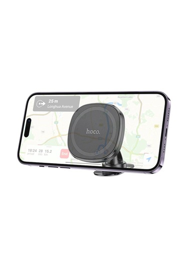 Hoco. H35 Cheetah Yapışkanlı Manyetik Magsafe Araç Tutucu - Siyah Diğer