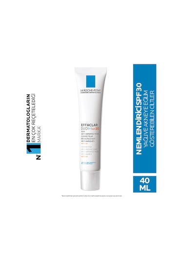 La Roche Posay Effaclar Duo+ SPF30 Akne Eğilimli Ciltler için Bakım Kremi 40 ML