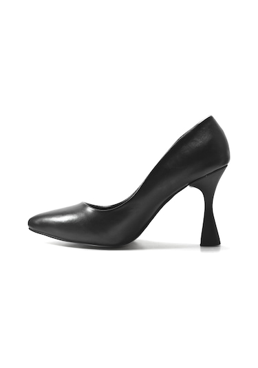 Beety 119.1301 Siyah Yüksek Topuk Kadın Stiletto Ayakkabı Siyah