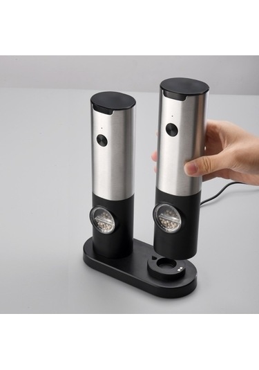 Didadodo Model B2 Basmalı Düğme Kuru Pil Karabiber Öğütücü, Elektrikli