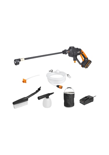 Worx WG620E.2 20V 2Ah Li-ion Akülü 24 Bar Basınçlı Yıkama Tabanca Seti