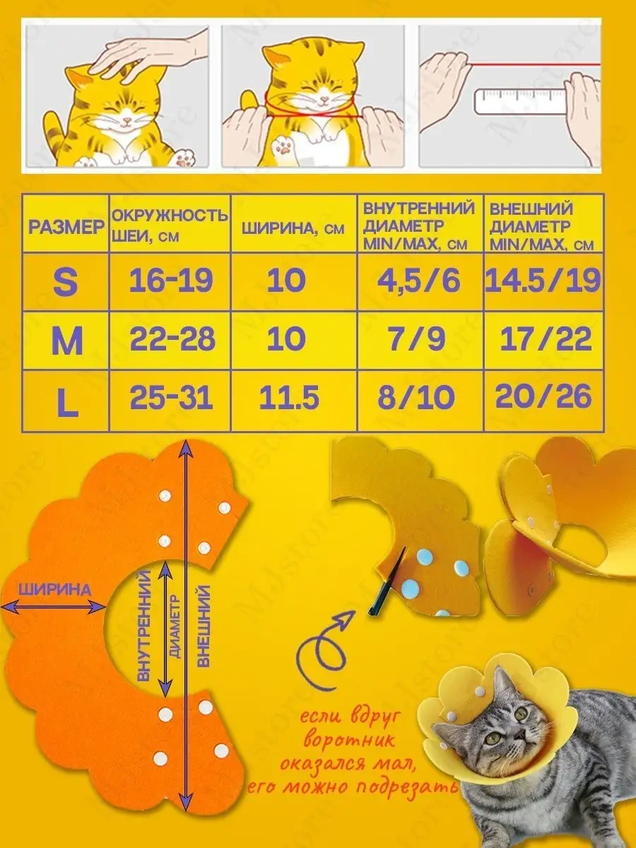 Mjstore139 Kediler Ve Köpekler İçin Koruyucu Yumuşak Konik Yaka 155711152