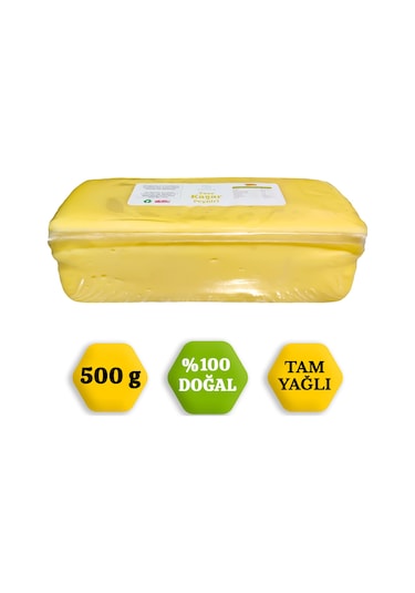 Tam Yağlı Taze Kaşar Peyniri 500 Gr