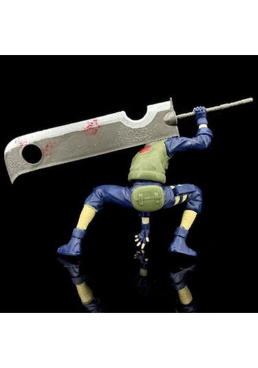 Naruto Hatake Kakashi Broadsword Squat Anime Aksiyon Figürü