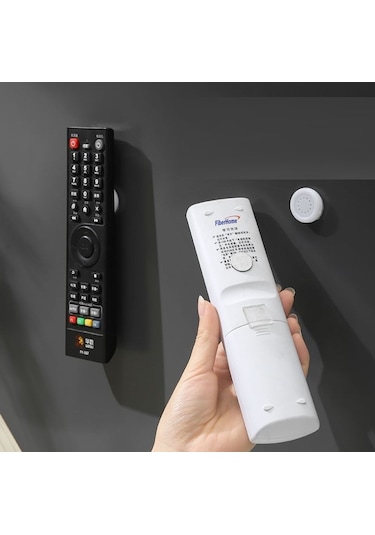 Mıknatıslı Çok Amaçlı Kumanda, Telefon Tutucu 2 Adet Beyaz