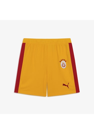 Puma Galatasaray S.k. Retro Erkek Sarı/kırmızı Futbol Şortu 788198 Sarı