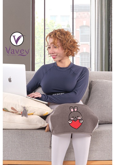 VAVEY Termojel Hediyeli Yeni Nesil Sıcak Soğuk Regl Kemeri Tavşan Kahve