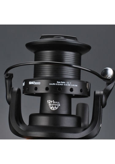 Monyee Beast 6000 İki Yönlü Sürtünme Sistemi Spinning Makinesi - 12+1 Topaklı Alüminyum-plastik Malzeme Balık Makinesi